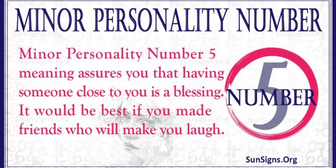 minor personality number 5