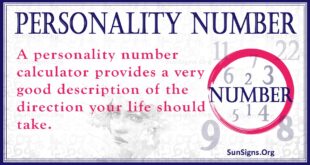 Personality Number