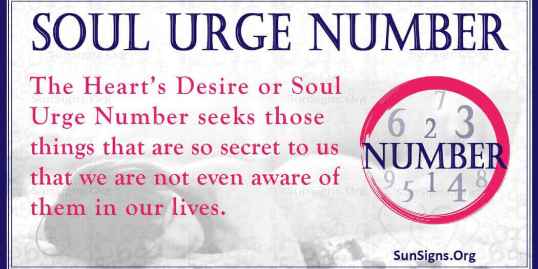 Heart's Desire Soul Urge Number Your Name Holds Great Meaning