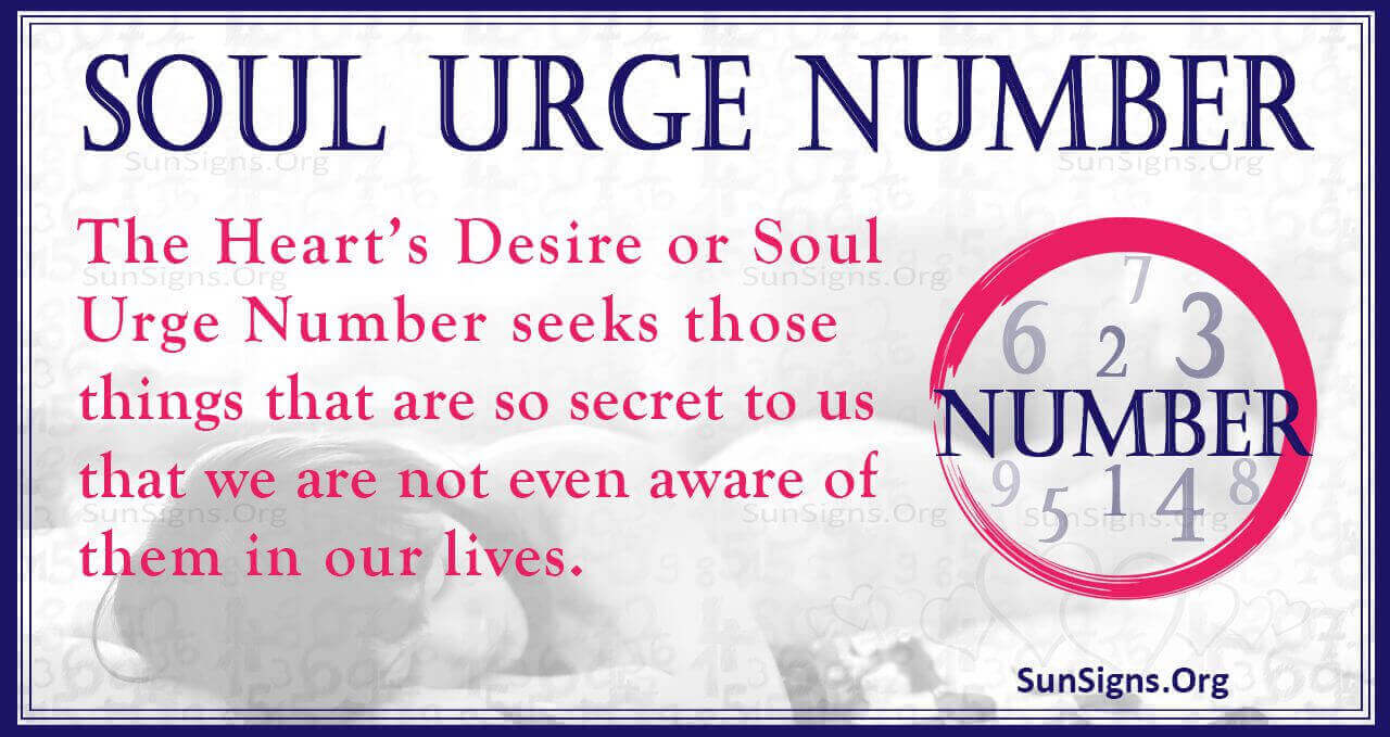 Heart's Desire Soul Urge Number Your Name Holds Great Meaning