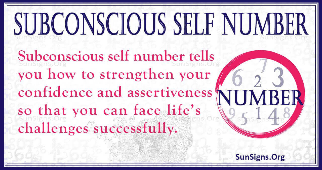 Numerology Subconscious Self Number Meanings