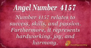 Angel Number 4157