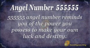 Angel Number 555555