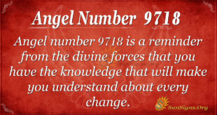 Angel Number 9718