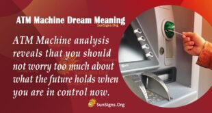 ATM Machine Dream Meaning