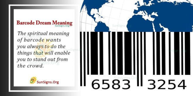 Barcode Dream Meaning