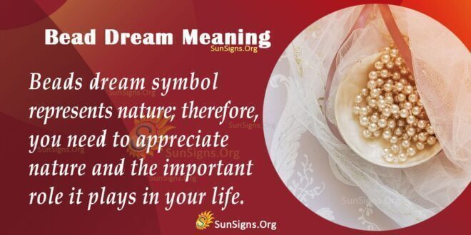 Bead Dream Meaning