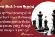 Color Black Dream Meaning