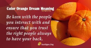 Color Orange Dream Meaning