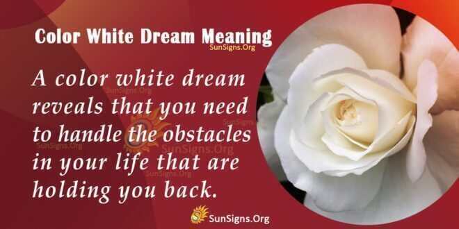 Color White Dream Meaning