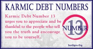 Karmic Debt Number 13