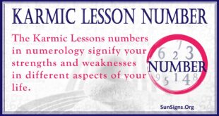 karmic lesson number