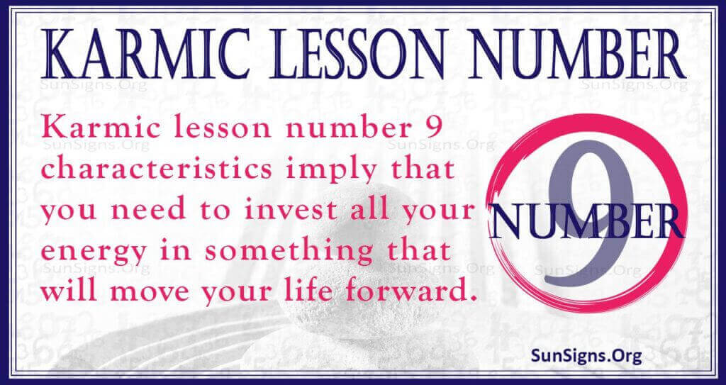karmic lesson number 9