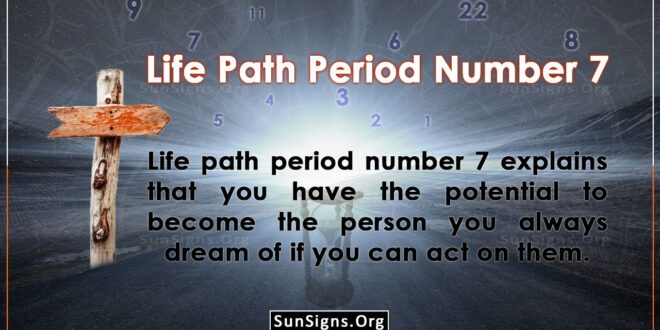 Life Path Period Number 7