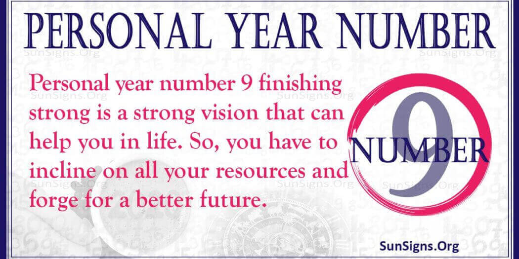 Numerology Personal Year Number 9 Completion Time