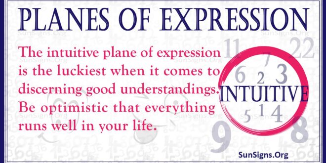 planes of expression number intuitive