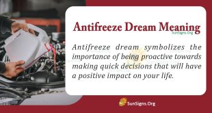 Antifreeze Dream Meaning