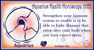 aquarius health horoscope 2022