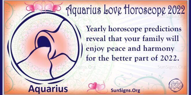 aquarius love horoscope 2022