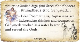 Prometheus Ganymede Aquarius Zodiac Sign