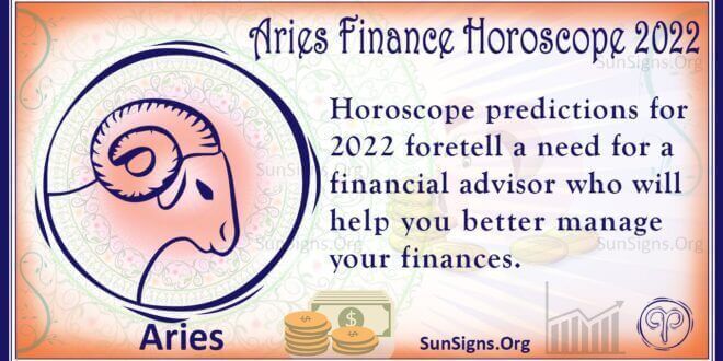 aries finance horoscope 2022
