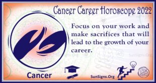 cancer career horoscope 2022