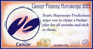 cancer finance horoscope 2022