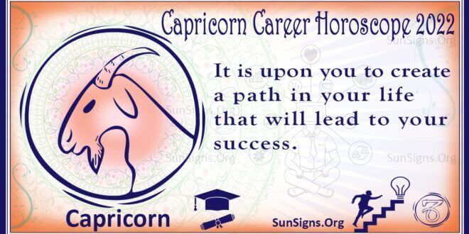 capricorn career horoscope 2022