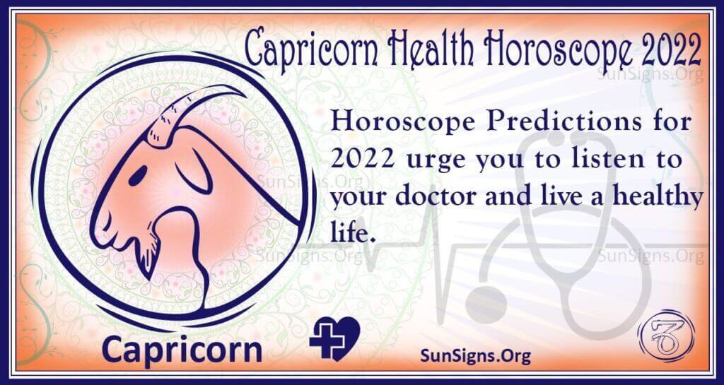 capricorn health horoscope 2022
