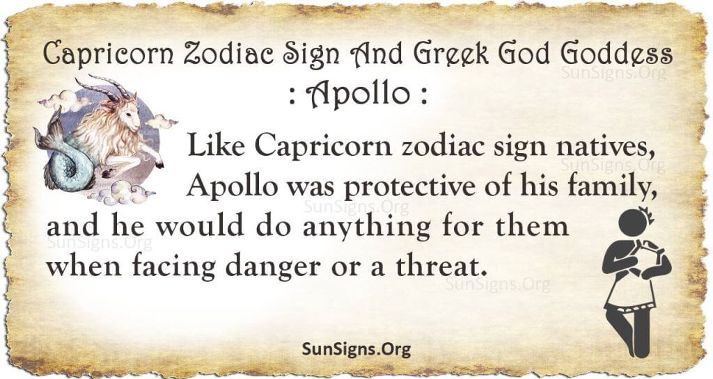 apollo capricorn zodiac sign