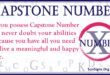 capstone number x