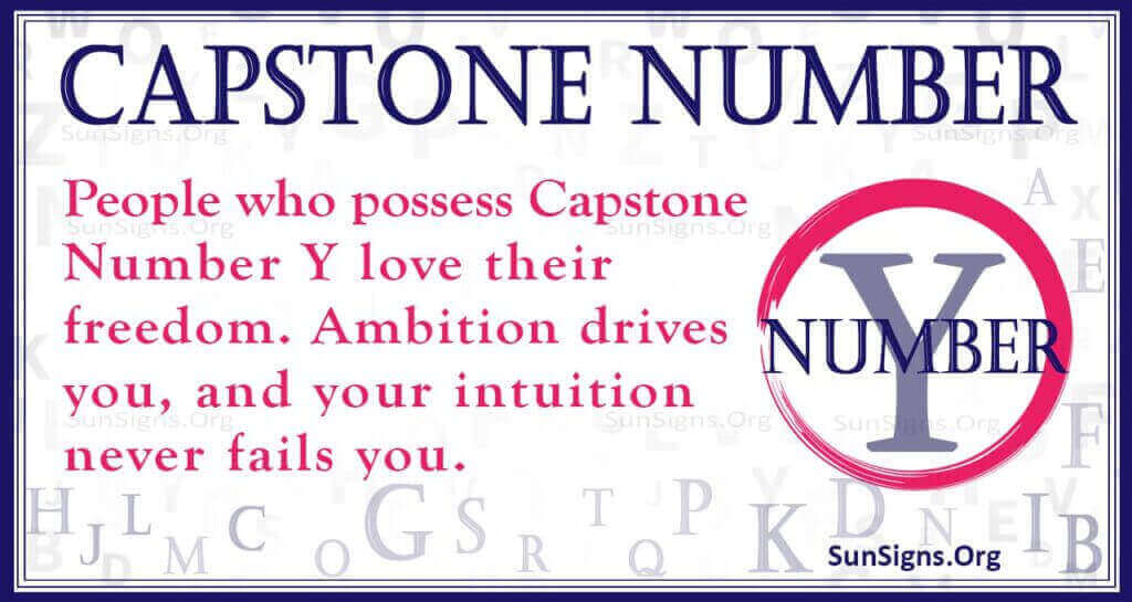 capstone number y