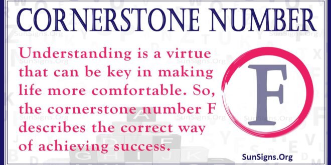 Cornerstone Number F