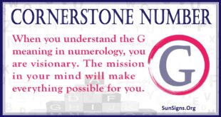 Cornerstone Number G