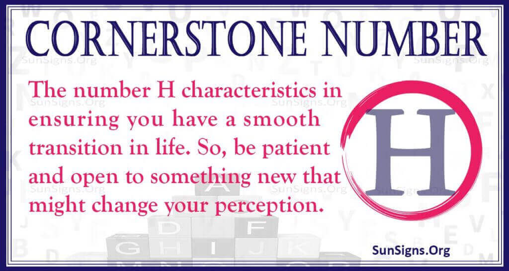 Cornerstone Number H