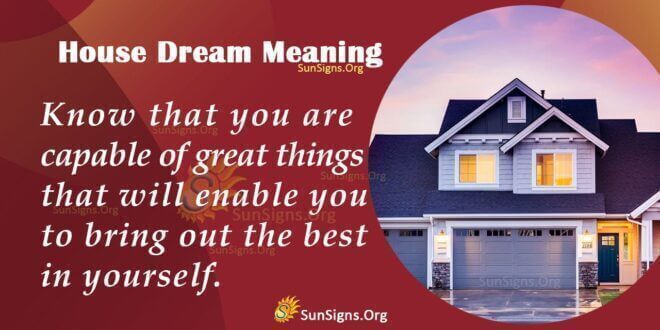 House Dream Meaning