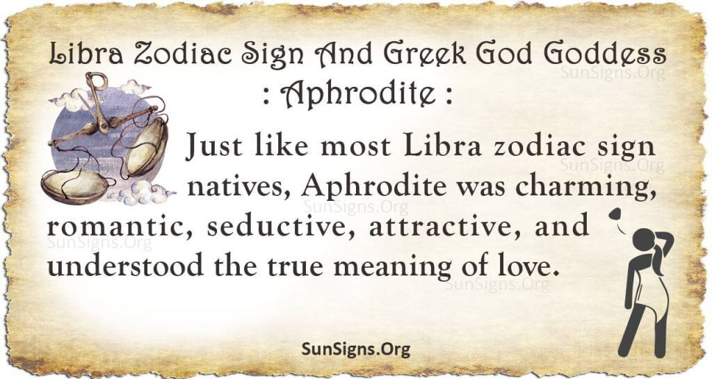 libra aphrodite zodiac sign