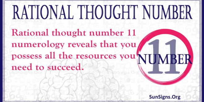 Rational Thought Number 11