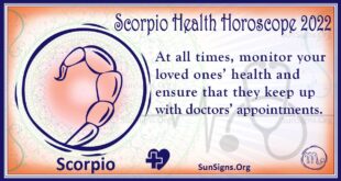 scorpio health horoscope 2022