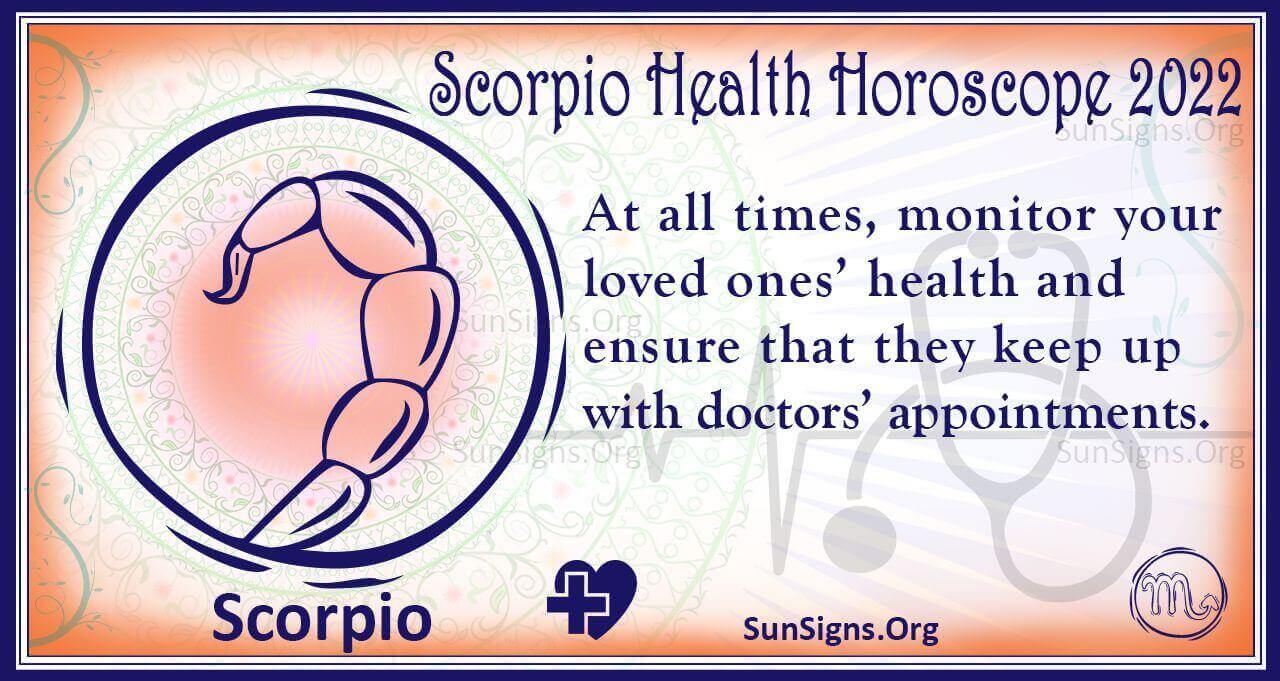 Scorpio Health And Fitness Horoscope 2022 Predictions
