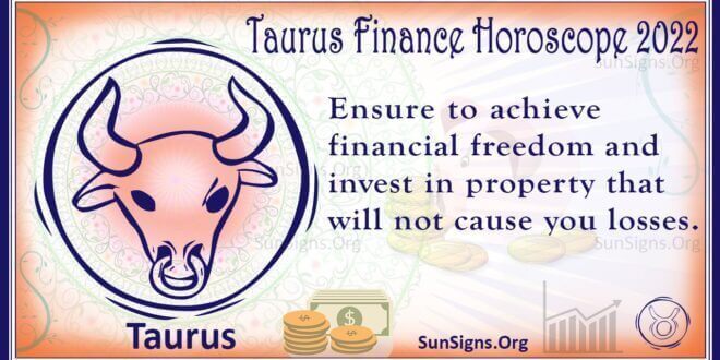 taurus finance horoscope 2022