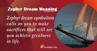 Zephyr Dream Meaning