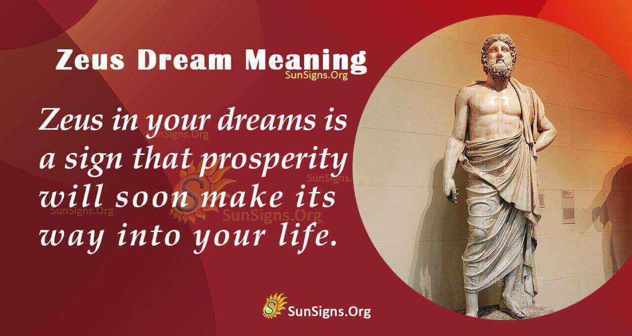 Dreaming Of Zeus Meaning, Interpretation and Symbolism