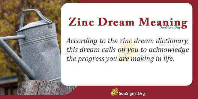 Zinc Dream Meaning