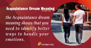 Acquaintance Dream Meaning