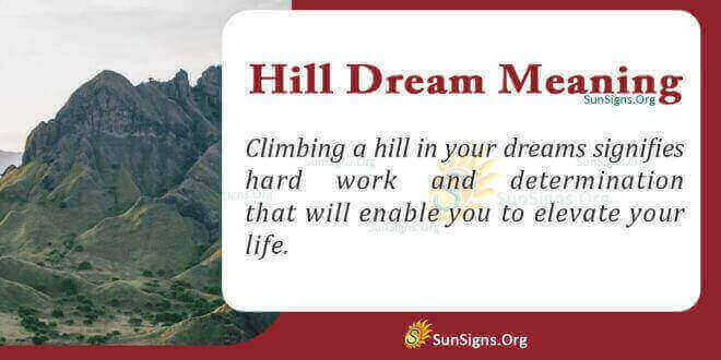 Hill Dream Meaning