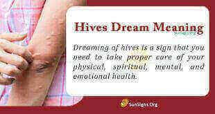 Hives Dream Meaning