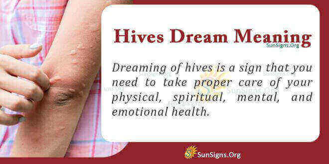 Hives Dream Meaning