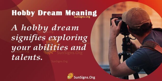 Hobby Dream Meaning