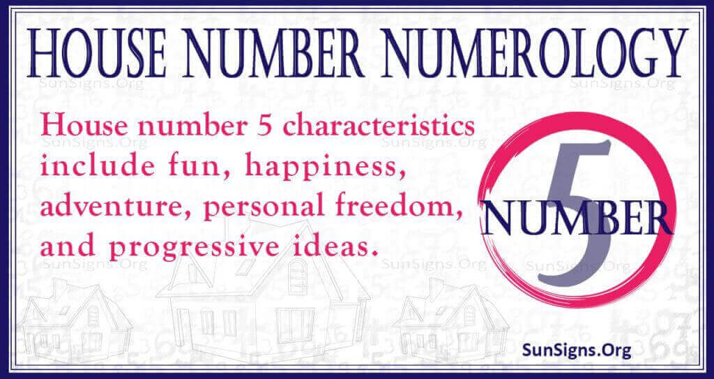house number numerology 5